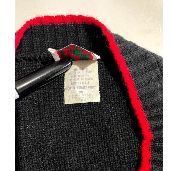 Nutcracker Christmas sweater VYG USA made 6 little bears winter fest women 24 M - Picture 4 of 6